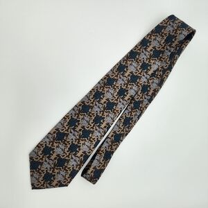 Valentino Cravatte Silk Tie‎ Made in Italy Luxury Designer Formal Wedding Camo